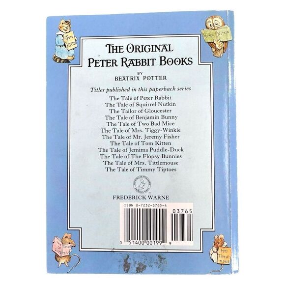 The Tale of Peter Rabbit by Beatrix Potter Vintage Paperback Children’s Book. - Picture 2 of 4